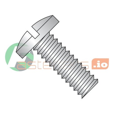 #2-56 X 1/4 In Slotted Binding Machine Screw, Plain 18-8 Stainless Steel, 5000 PK